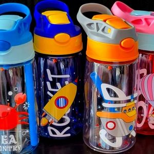Baby water bottles for summer with Straws Bpa free